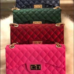 Jelly cross body bags multiple colors available!!